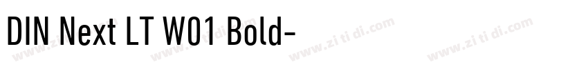 DIN Next LT W01 Bold字体转换